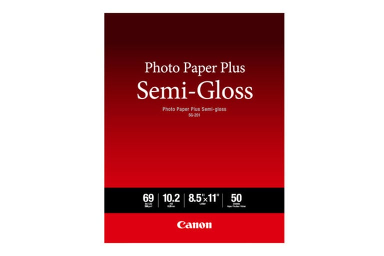 Canon 8.5x11 50 Sheet Semi Gloss