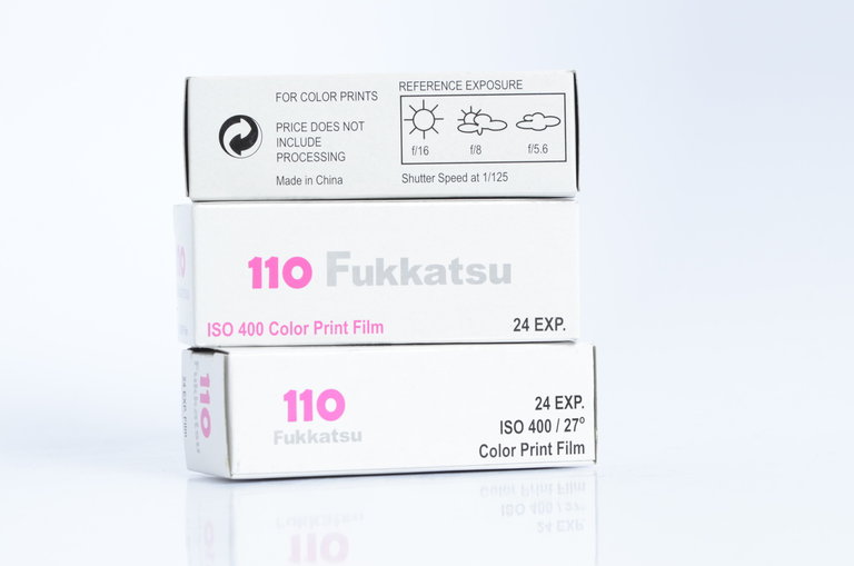 Fukkatsu Fukkatsu 110 Color film EXPIRED 12/18 TESTED GOOD