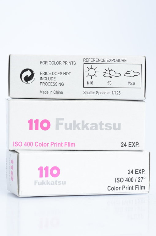 Fukkatsu Fukkatsu 110 Color film EXPIRED 12/18 TESTED GOOD