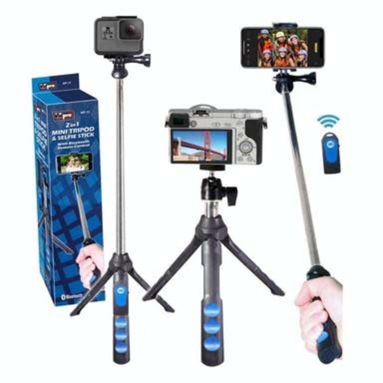 VidPro Tripod Selfie Stick with Remote