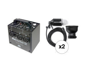 プロフォト profoto pro acute2 ジェネ 1台2灯 アキュート2