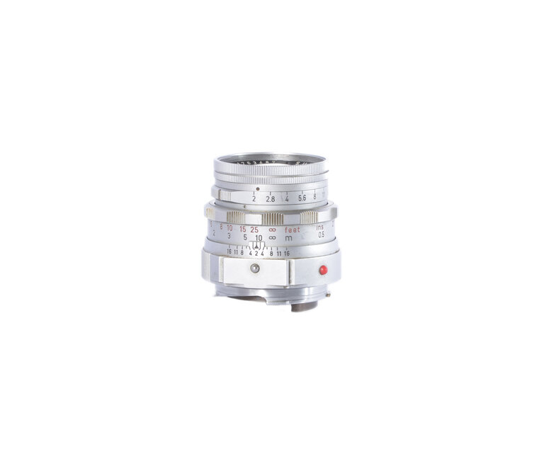 Leica Leitz Wetzlar Summicron 50mm f/2 Lens Ridgid DR with Goggles, hood, OEM cap