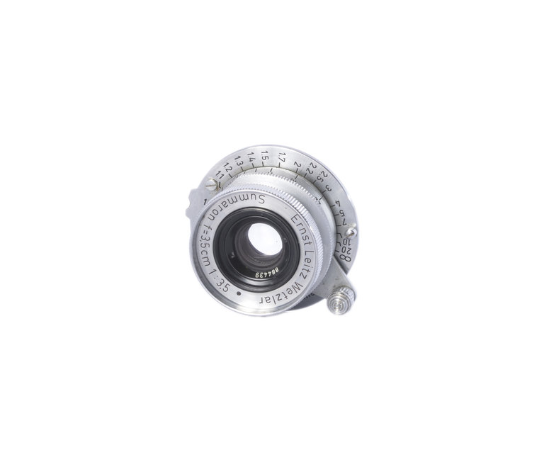 Leitz Summaron 3.5cm f/3.5 Lens (Early) - Distance Scale in Feet