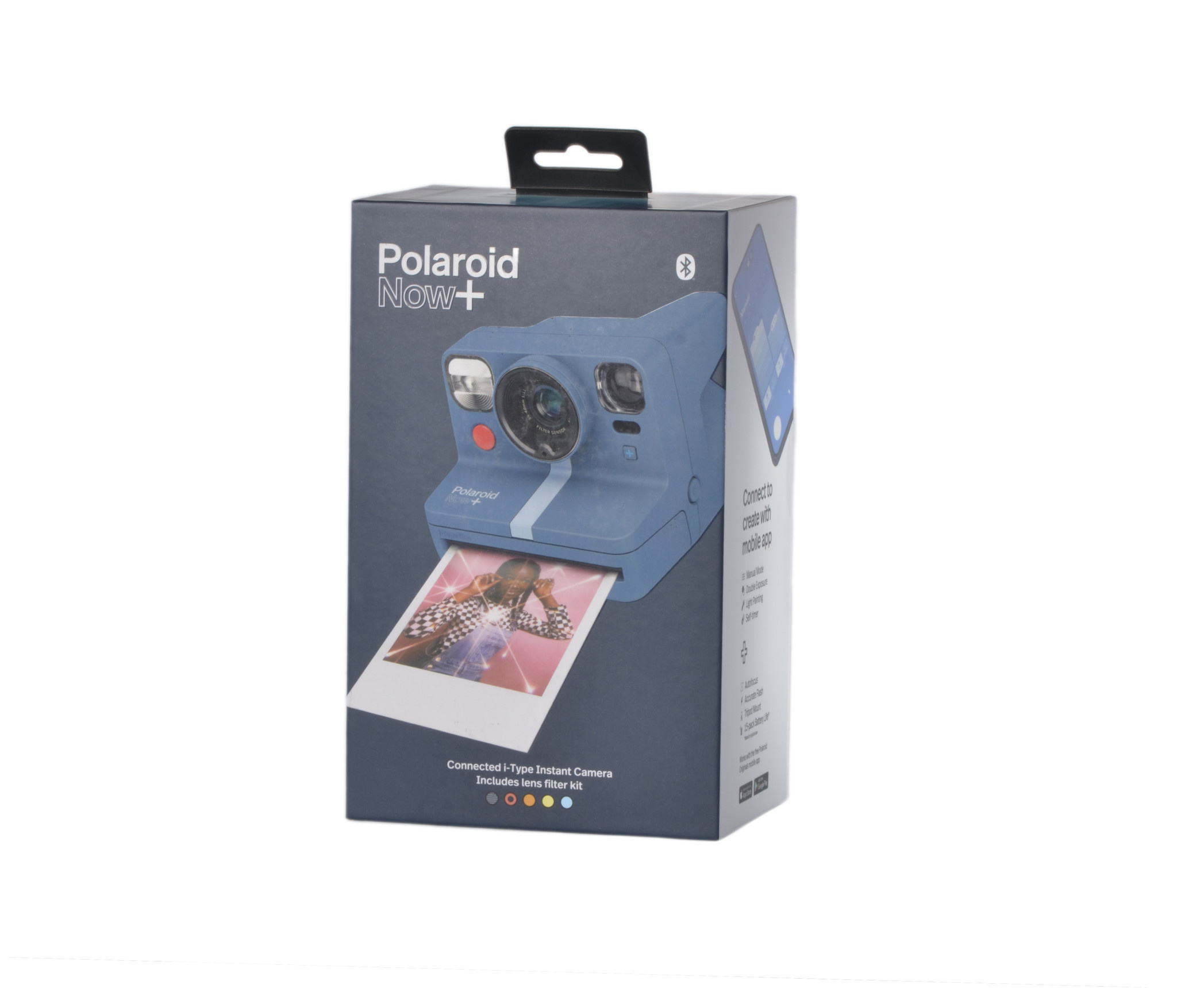 Polaroid Now+ Instant Film Camera - Blue