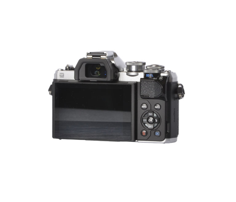 Olympus Olympus OM-D E-M10 Mark III S Mirrorless MFT Digital Camera Body, Silver