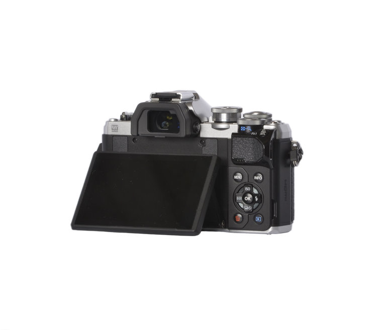 Olympus Olympus OM-D E-M10 Mark III S Mirrorless MFT Digital Camera Body, Silver