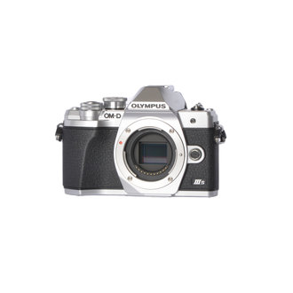 Olympus Olympus OM-D E-M10 Mark III S Mirrorless MFT Digital Camera Body, Silver