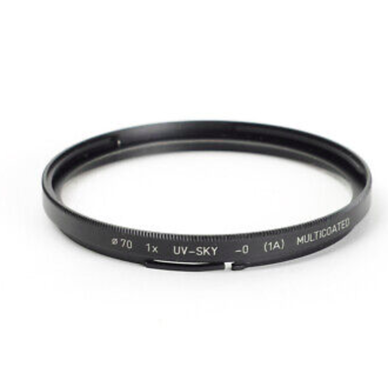 Hasselblad Hasselblad Filter 1x UV-SKY -0 (1A) Multicoated B70 70mm