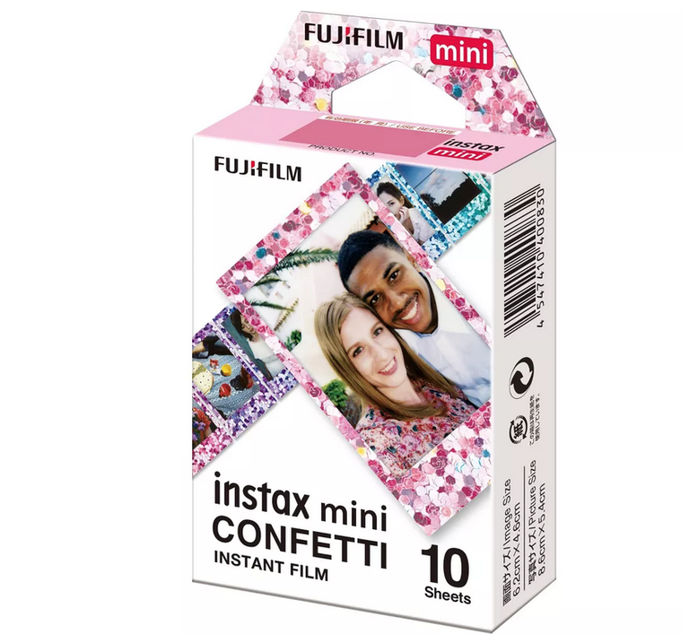 Fujifilm Instax Mini Film Confetti - 10 Sheets