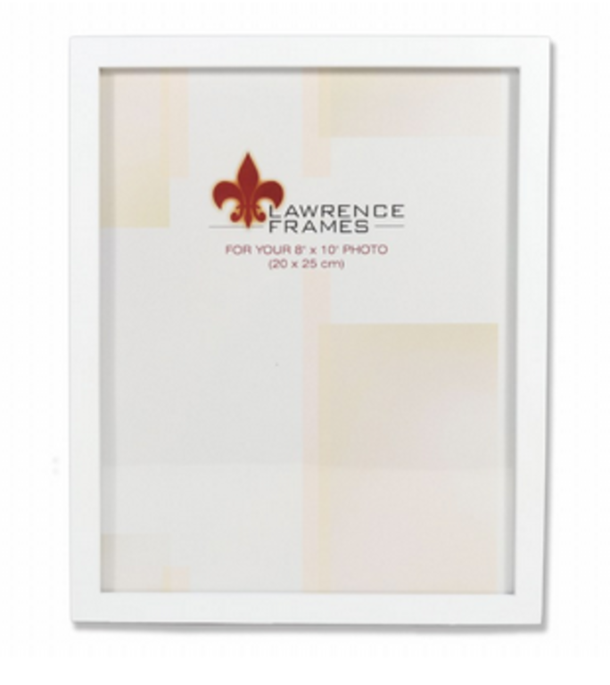 Lawrence Lawrence White Wood 8x10 Frame