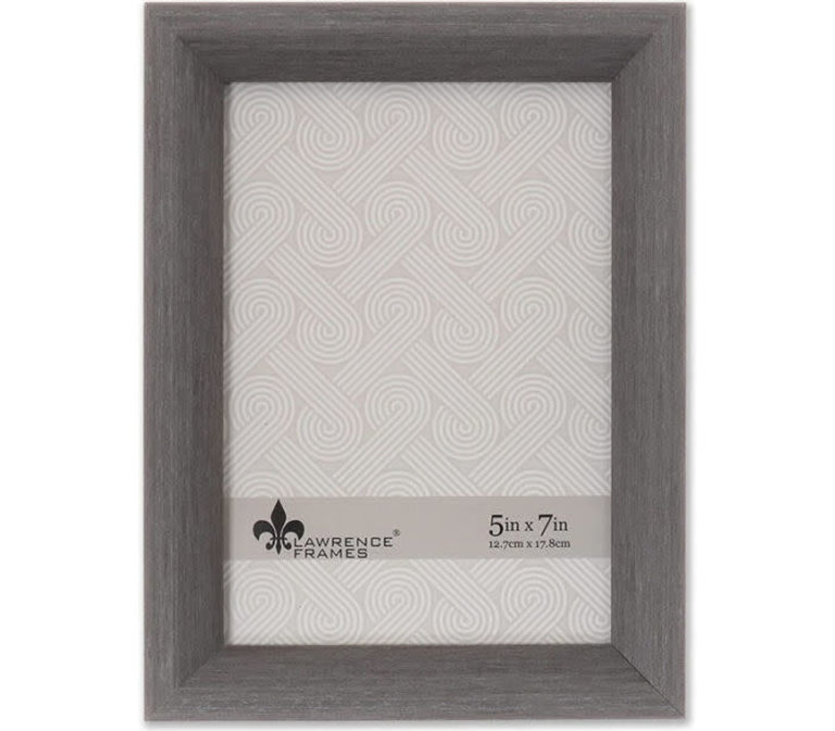 Lawrence Bradley 5x7 Grey Wood Frame Lawrence