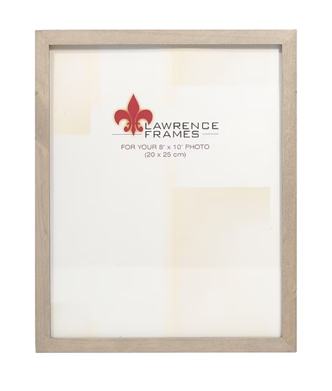 Lawrence Taupe Wood 8x10 Frame