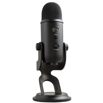 Logitech Blue Yeti USB Microphone Condenser Mic with Blue VO!CE effectsBlackout