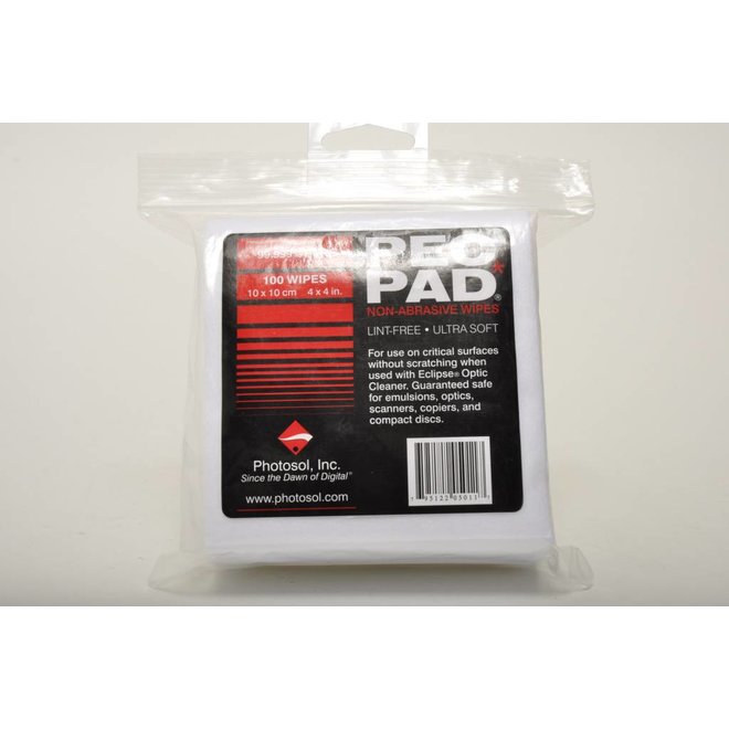 Photographic Solutions PEC-PAD Photo Wipes - 4x4 (100 Pack)