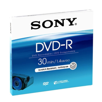 Sony Sony Handycam DVD-RW Mini 8cm Single sided