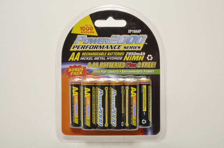 VidPro 10 Pack of AA 2950mAh Rechargable Batteries