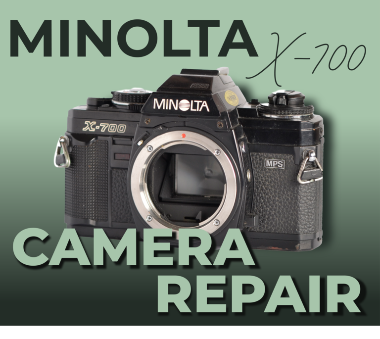 LeZot Minolta X-700 Camera Repair