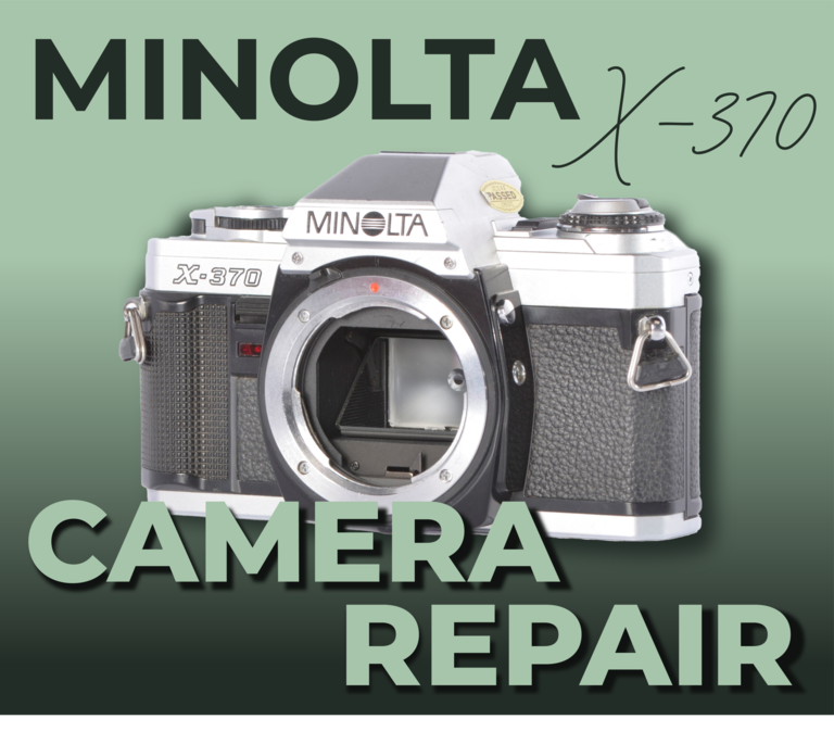 LeZot Minolta X-370 Camera Repair