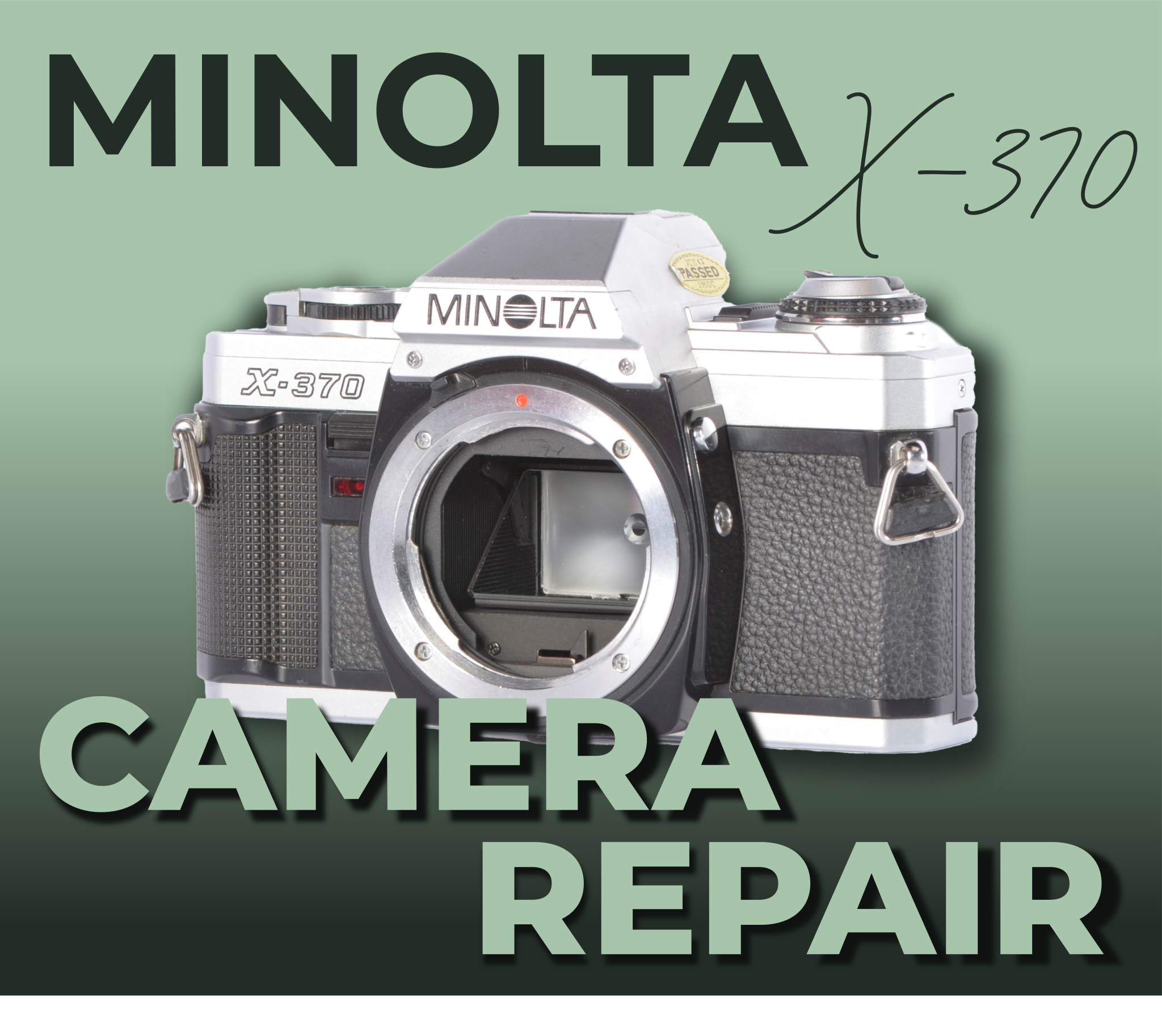 Minolta X370 Camera Repair LeZot Camera Sales and Camera Repair