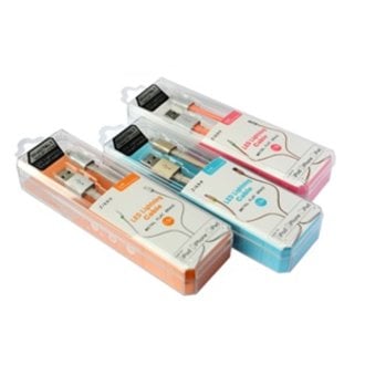 Sanho Sanho Zikko 5' (1.5m) Smart LED Lightning USB Cable, Silver