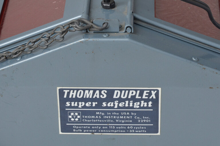 Thomas Duplex Super SafeLight Darkroom Light