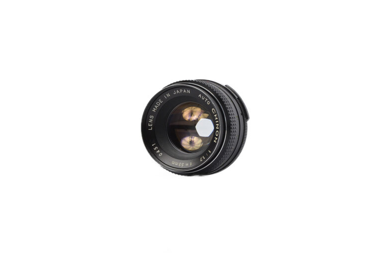 Chinon Auto Chinon 55mm f/1.7 Manual Focus Lens for Pentax Thread Mount