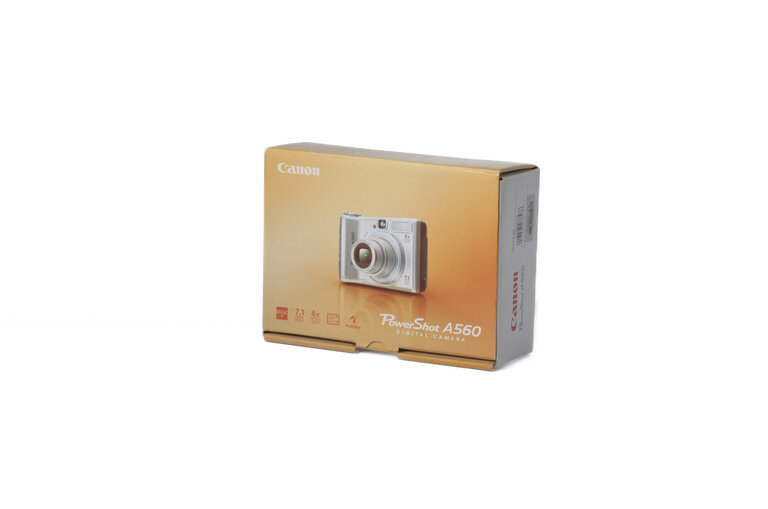 Canon Canon Powershot A560 7.1MP Digital Point and Shoot Camera Kit  w/ Box, Software, Manual, Strap,  etc.