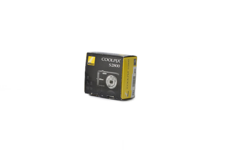 Nikon Nikon Coolpix S2800 20.1MP Point + Shoot Digital Camera w/ Box + Case + Mini Tripod + Cleaning Kit