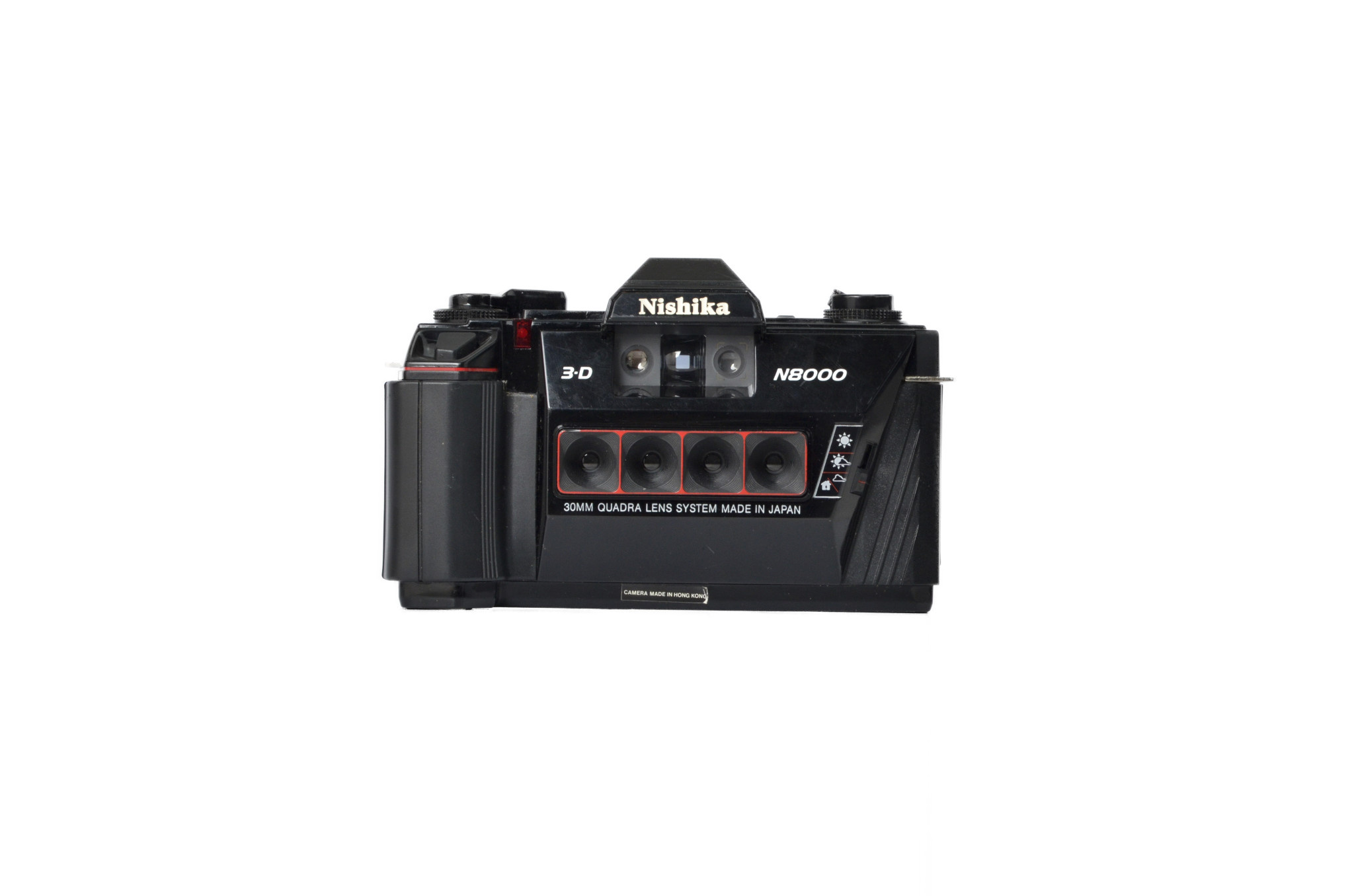 Nishika N8000 3D 35mm Film Camera + Flash IN ORIGINAL BOX
