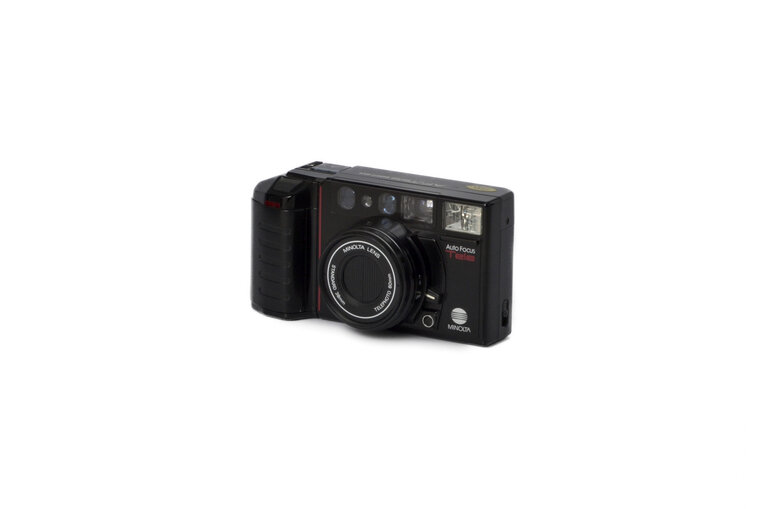 Minolta Minolta AF-Tele Quartz Date Point + Shoot 35mm Film Camera
