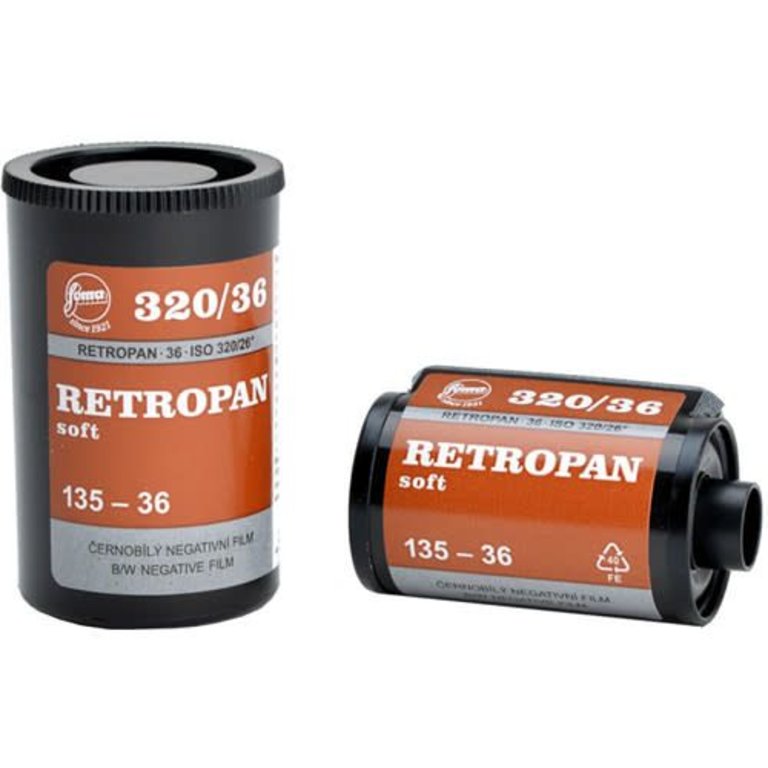 Foma Foma Retropan Soft 320 ISO, 35mm Film (36 Exposure)