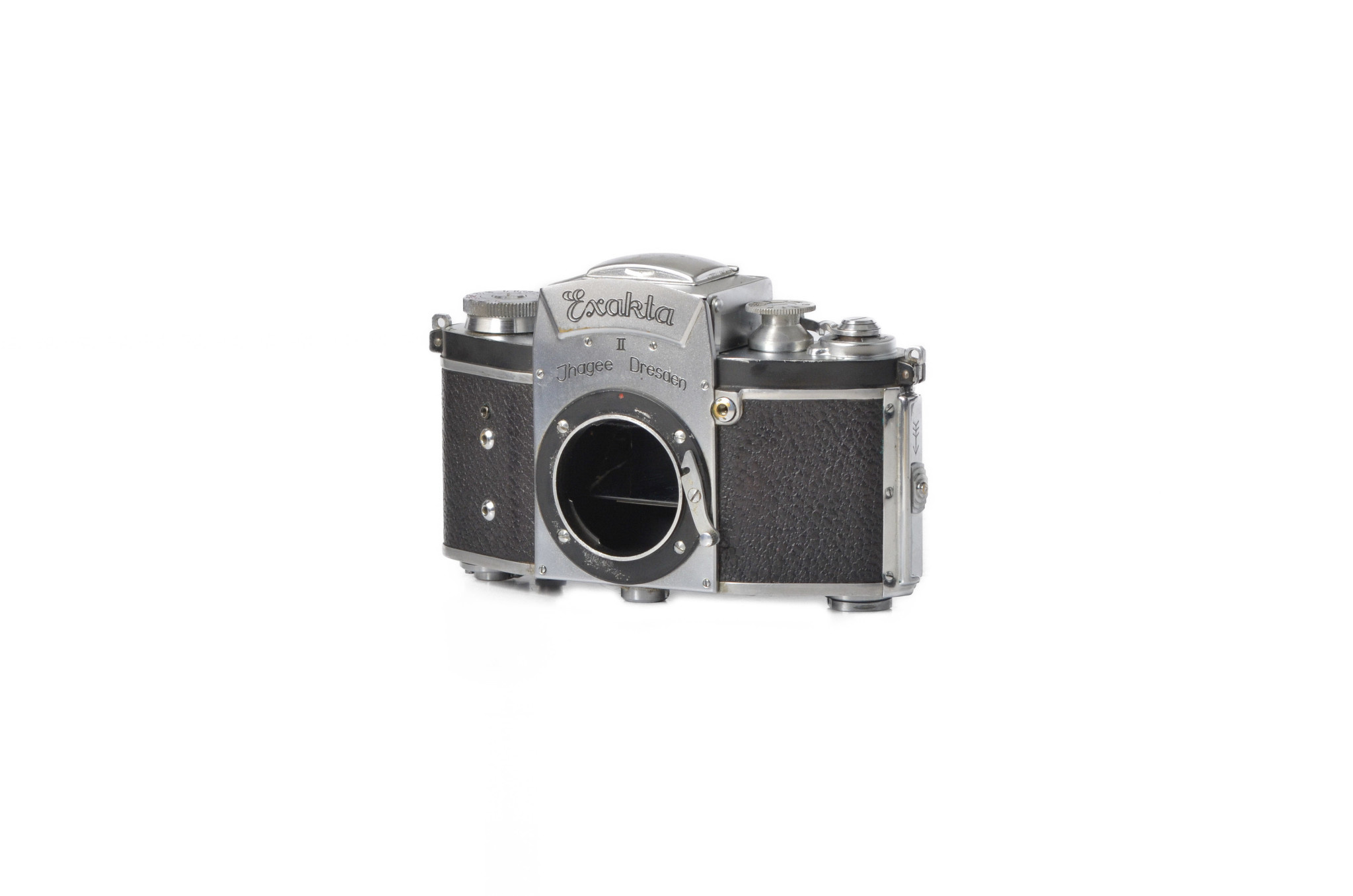 Exakta II Jhagee Dresaen 35mm Film Camera Body w/ Waist Exakta II Jhagee Dresaen 35mm Film Camera Body w/ Waist
