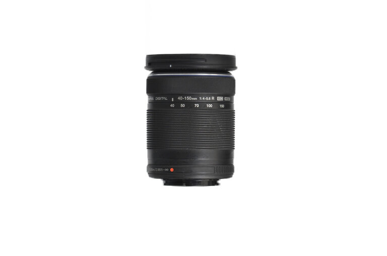 Olympus Zuiko Digital 40-150mm f/4-5.6 R ED MSC MFT Auto Focus Zoom Lens (Black)