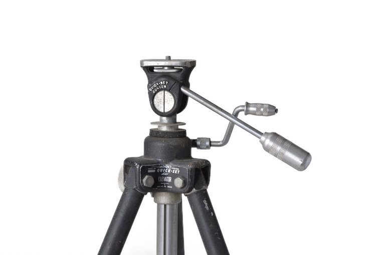Vintage Quick Set Junior Elevator Tripod - All Metal