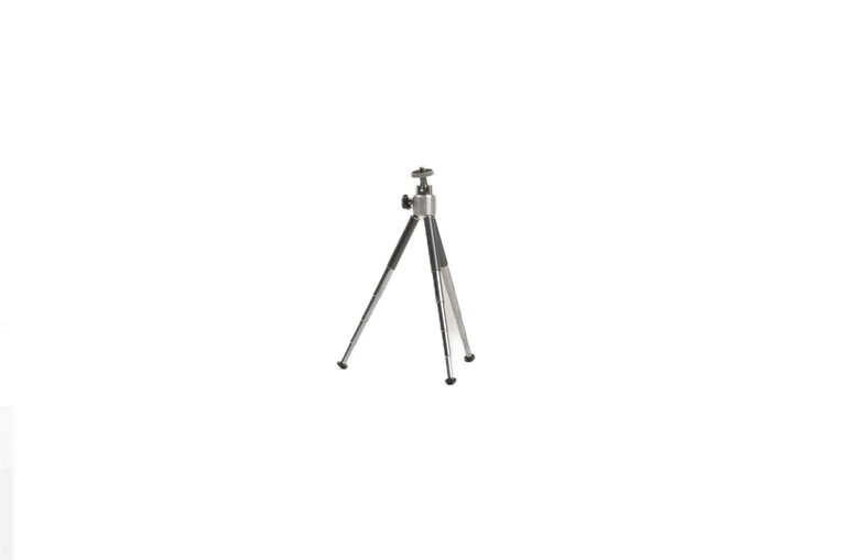 Silver Pocket Mini Tripod Travel Lightweight
