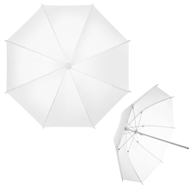 Unbranded White Studio Diffusion Umbrella (Small / Under 48")