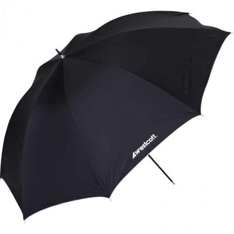 Westcott Style #2016 45" Optical White Satin Umbrella with Black Removable Cover