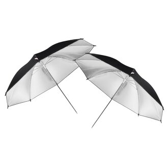 Small Reflector Umbrella (Under 48" Diameter) - Silver