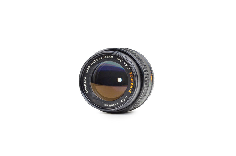 Minolta MC Tele Rokkor-X 100mm f/2.5 Manual Focus Lens for Minolta M/MD Mount