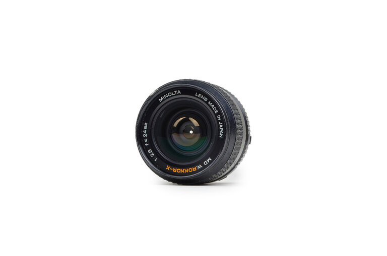 Minolta MD W.Rokkor-X 24mm f/2.8 Manual Focus Lens for Minolta 35mm Film Camera