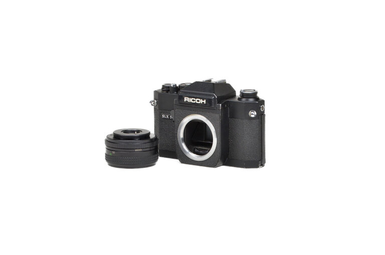 Ricoh Ricoh SLX 500 SLR 35mm Film Camera w/ removable m42 Mount Rikenon 50mm f/2.8 kit lens