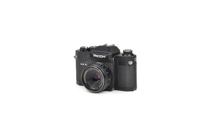 Ricoh Ricoh SLX 500 SLR 35mm Film Camera w/ removable m42 Mount Rikenon 50mm f/2.8 kit lens