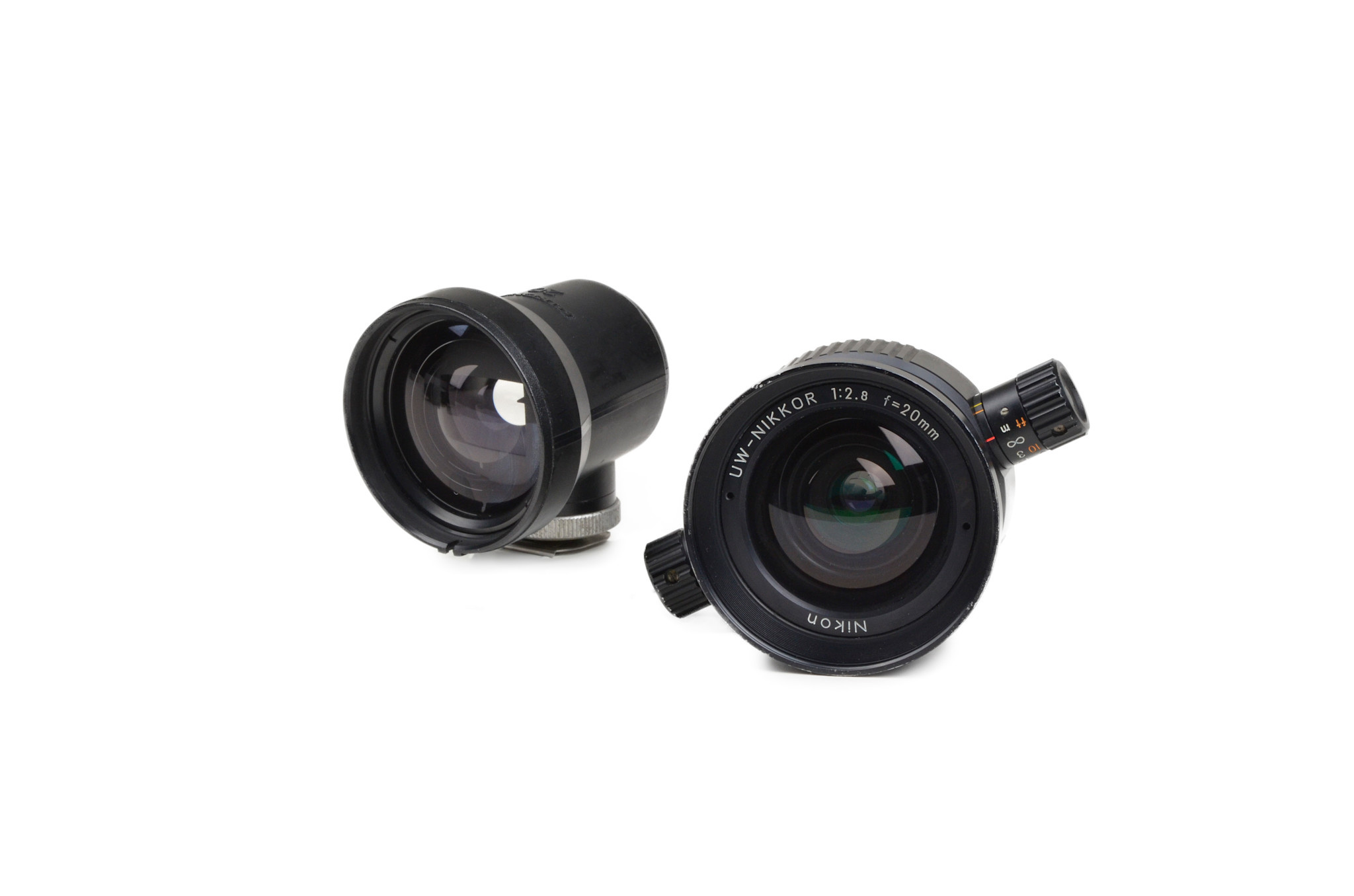 レンズ(単焦点) NIKONOS 28 viewfinder UW NIKKOR 20mm UW-Nikkor 20mm f/2.8 Lens with Shoe Mount Viewfinder for