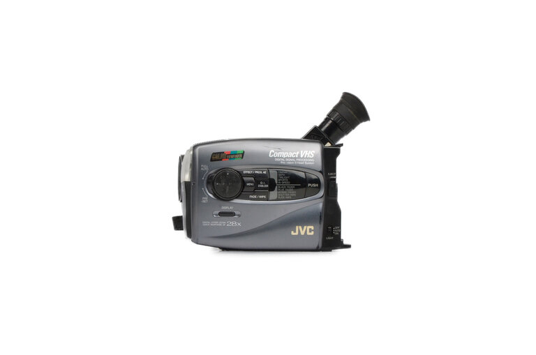 JVC JVC GR-AX910U VHS-C Camcorder Kit in Case w/ AV Cable, Charger + Battery