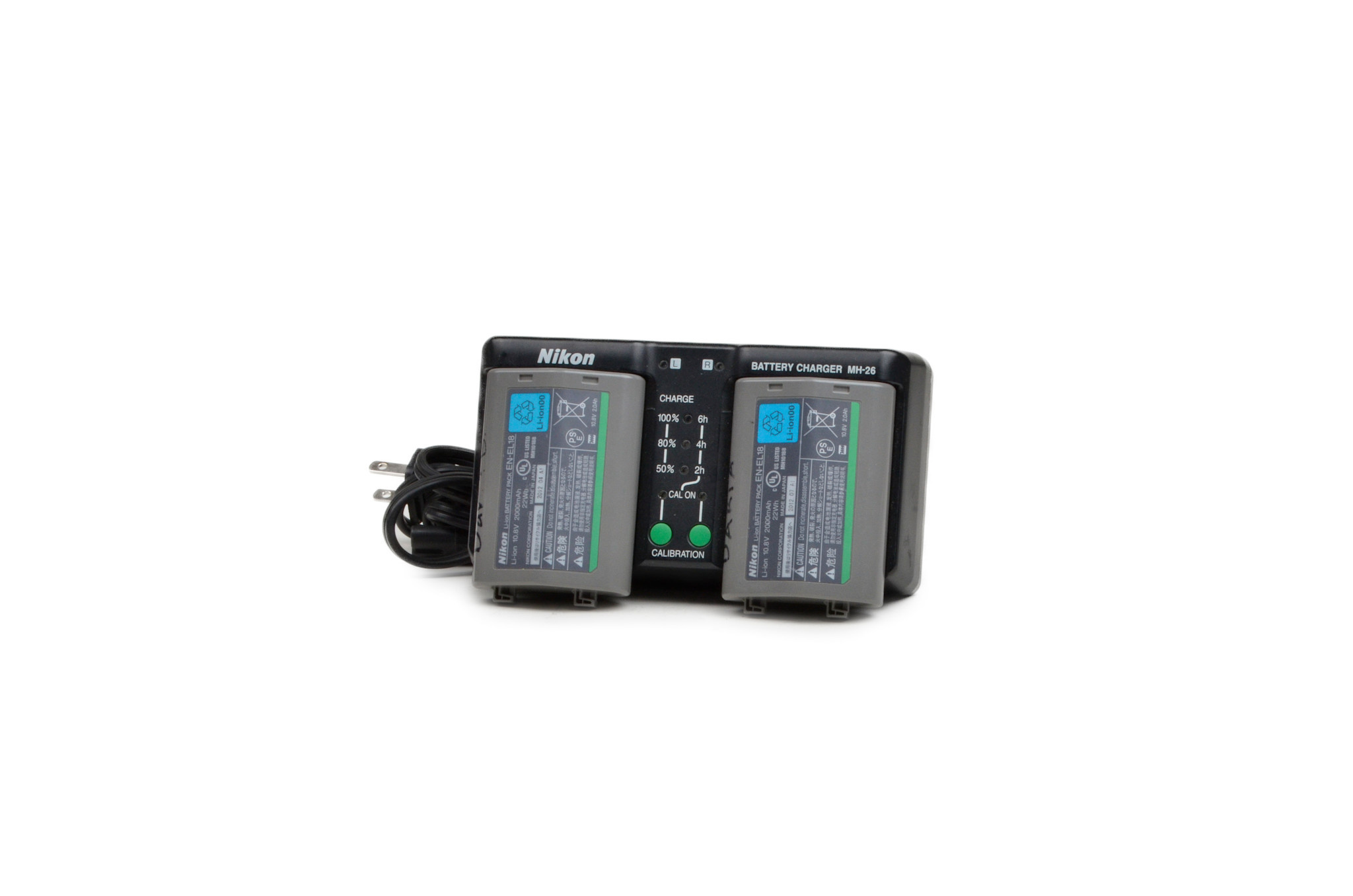 Nikon Nikon Battery Charger MH-26 MH26 with 2x EN-EL18 Nikon Nikon Battery Charger MH-26 MH26 with 2x EN-EL18