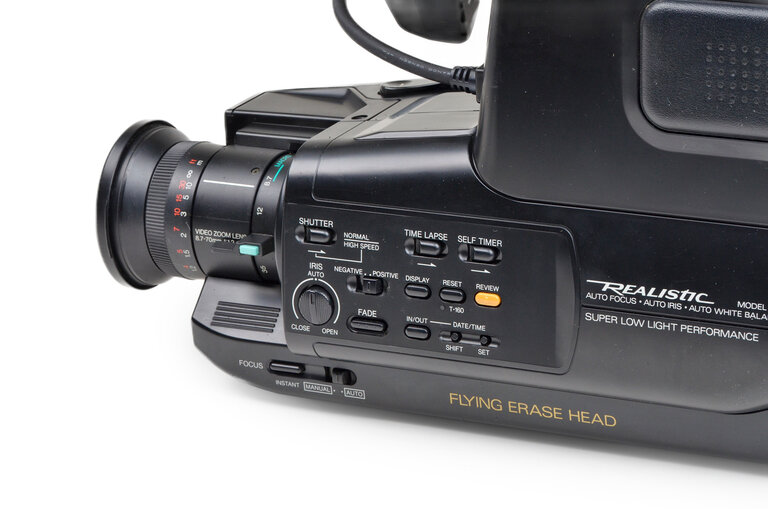 Realistic Model 125 VHC Camcorder Kit in Case with Power Supply, Manuals, Batteries etc.