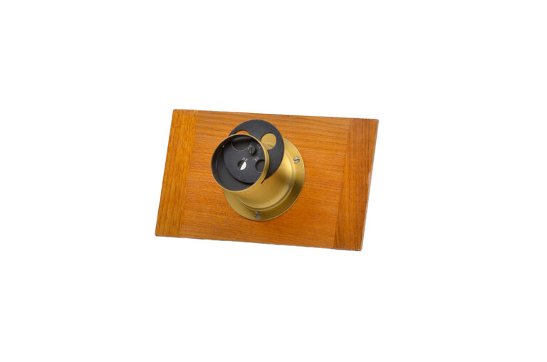 Scovill Scoville 5x8 Dryplate with Waterbury Lens and Original Mahogany Box