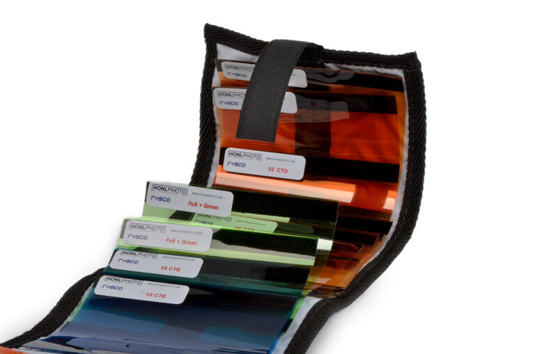 Honl Photo Flash Filter Roll-Up Kit (CTB, Green, CTO)