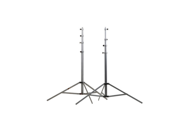 2x American PIC Model 4707 Small Heavy Duty Light Stand Pair