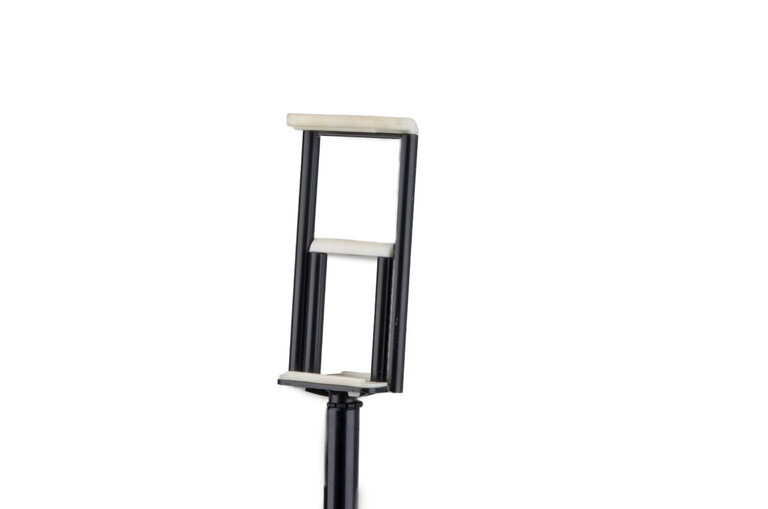 Phone Clamp Mount Extension Pole for Light Stands